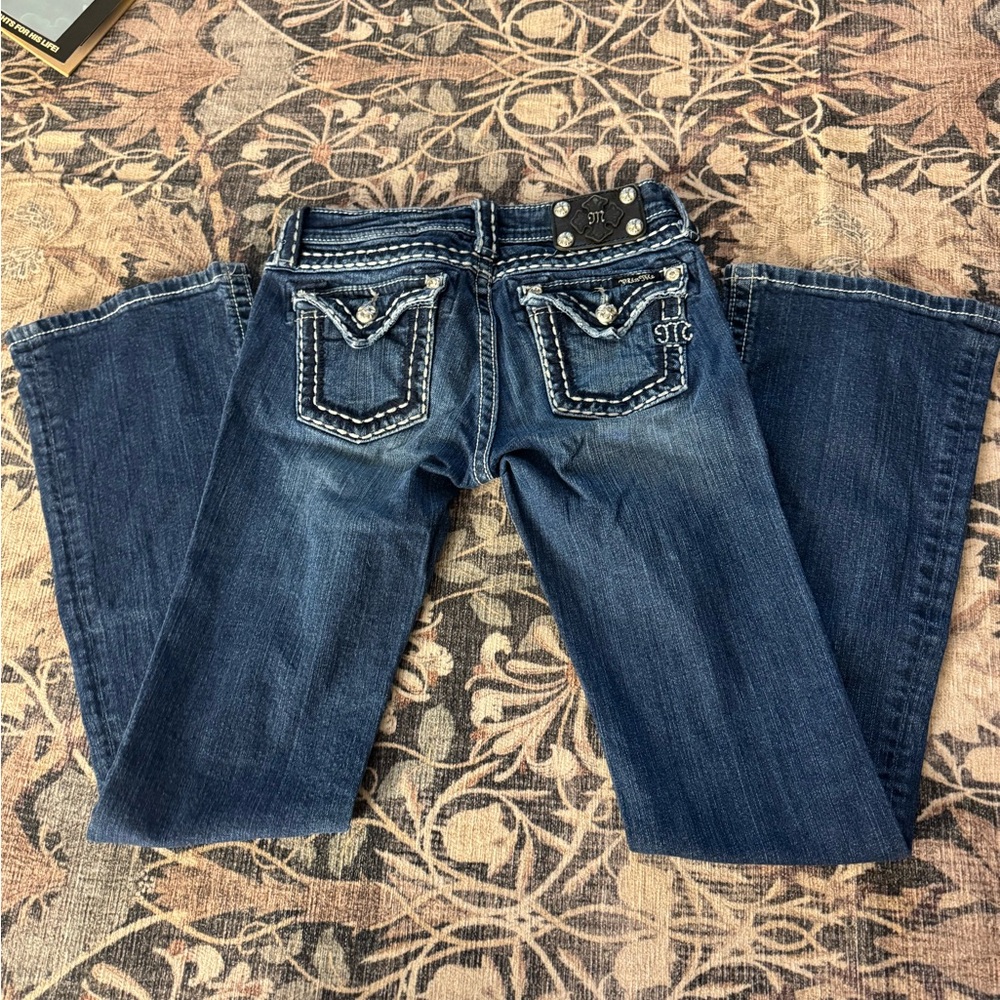 Miss Me Dark Blue Boot Cut Jeans